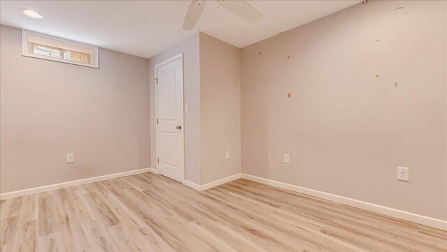 2705 W Gordon St, Allentown, PA 18104 - unfurnished room with light wood-style floors and a ceiling fan