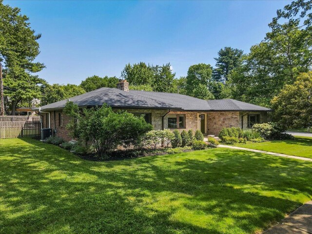 2705 W Gordon St, Allentown, PA 18104 - single story home featuring a chimney and brick siding