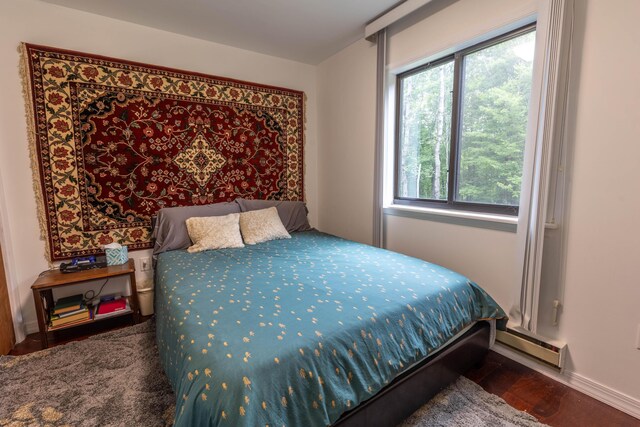 88 Wild Turkey Cir, Lake Ariel, PA 18436 - bedroom with a baseboard radiator and wood finished floors