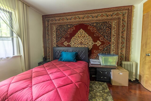 88 Wild Turkey Cir, Lake Ariel, PA 18436 - bedroom with radiator and wood finished floors