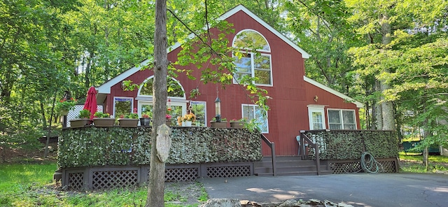 210 Dover Dr, Bushkill, PA 18324 - view of chalet / cabin