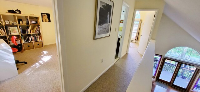 210 Dover Dr, Bushkill, PA 18324 - corridor with carpet flooring