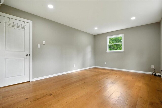 52 Bull Pine Rd, East Stroudsburg, PA 18301 - spare room featuring light wood finished floors and recessed lighting