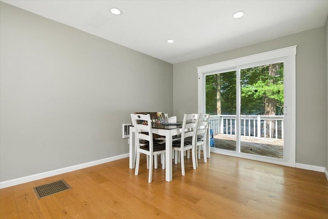 52 Bull Pine Rd, East Stroudsburg, PA 18301 - dining space with light wood-style floors and recessed lighting