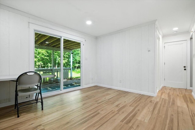 52 Bull Pine Rd, East Stroudsburg, PA 18301 - spare room featuring light wood-type flooring and baseboards