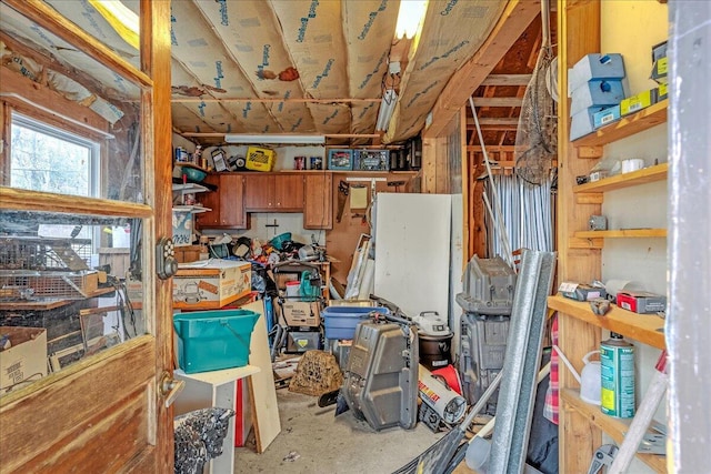 view of storage