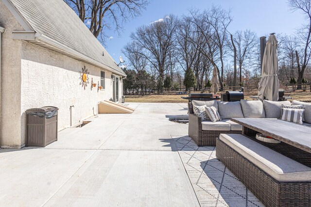 view of patio / terrace featuring outdoor lounge area