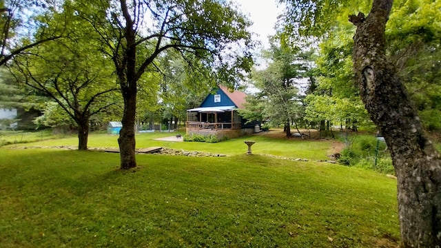 2314 Long Pond Rd, Long Pond, PA 18334 - view of green lawn with an outbuilding