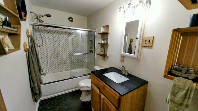 2314 Long Pond Rd, Long Pond, PA 18334 - bathroom with vanity and shower / bath combination with glass door
