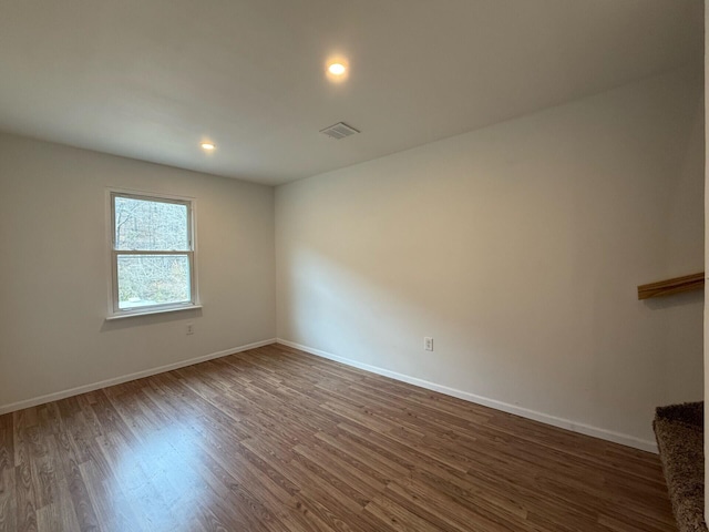 90 Packerton Dam Dr, Lehighton, PA 18235 - unfurnished room with visible vents, baseboards, and wood finished floors