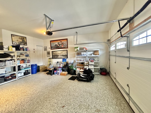 565 Ridge Rd, Bangor, PA 18013 - garage with baseboard heating and a garage door opener