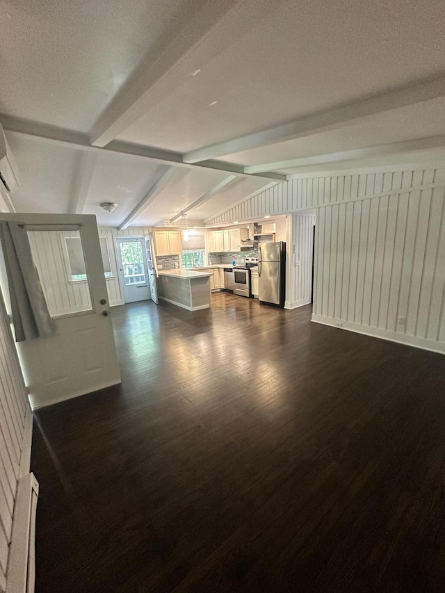 4932 Pine Ridge Dr W, Bushkill, PA 18324 - living room with dark wood-type flooring