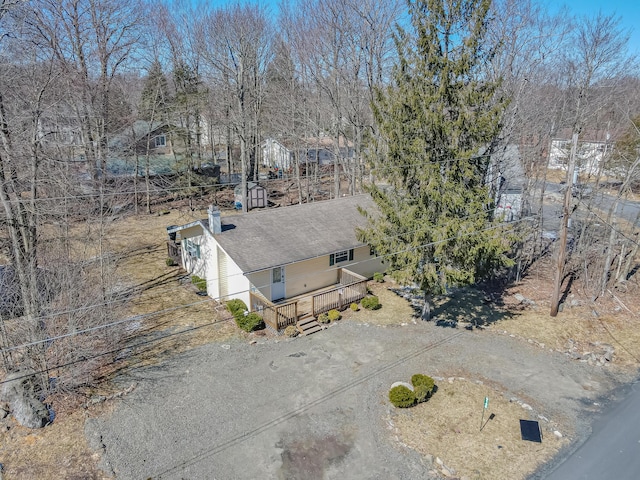 9148 Brandywine Dr, Tobyhanna, PA 18466 - view from above of property