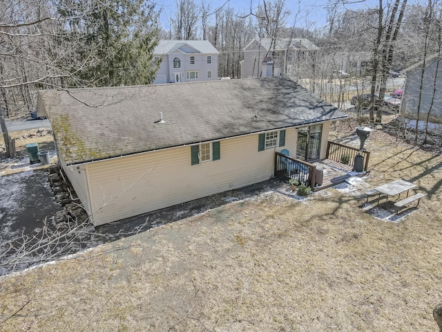 9148 Brandywine Dr, Tobyhanna, PA 18466 - rear view of house with roof with shingles