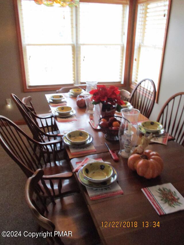 view of dining space