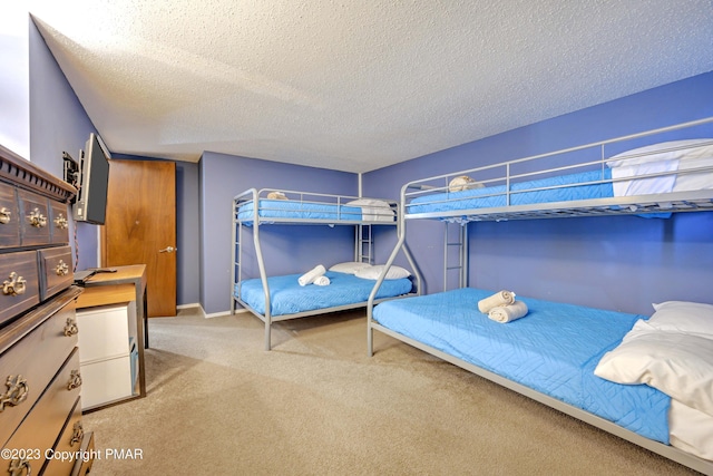 244 High Pass Way, Tannersville, PA 18372 - carpeted bedroom with a textured ceiling
