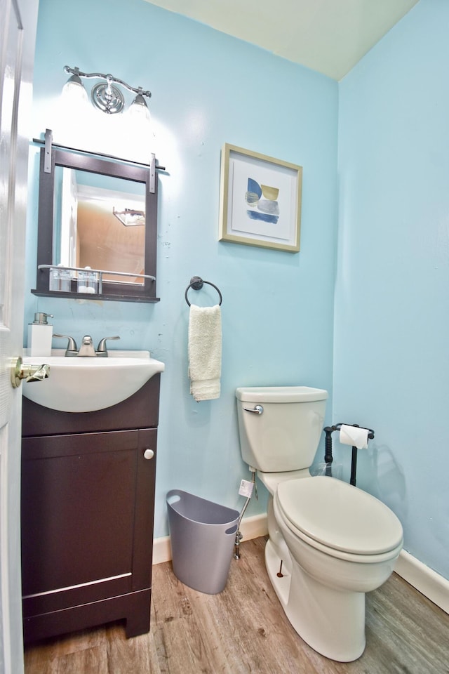 594 Sullivan Trl, Long Pond, PA 18334 - half bath with wood finished floors and vanity