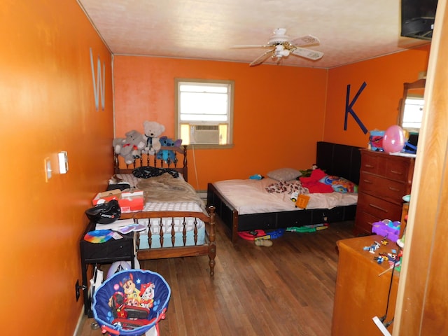 1212 Lower Cherry Valley Rd, Stroudsburg, PA 18360 - bedroom with cooling unit and wood finished floors