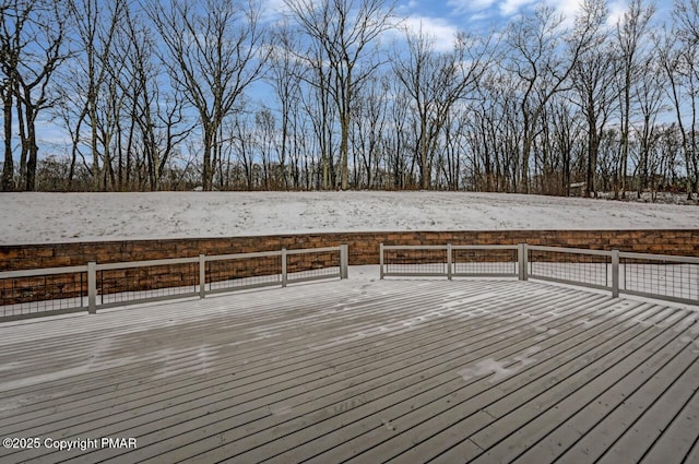707 Kennedy Ct, East Stroudsburg, PA 18301 - view of snow covered deck