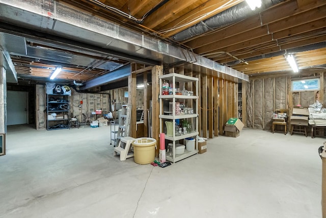 2173 Tuscarora Dr, Pocono Lake, PA 18347 - view of unfinished basement
