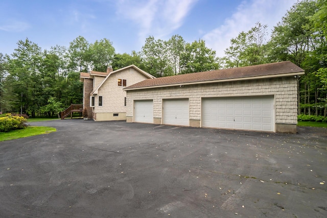2173 Tuscarora Dr, Pocono Lake, PA 18347 - view of property exterior with a chimney