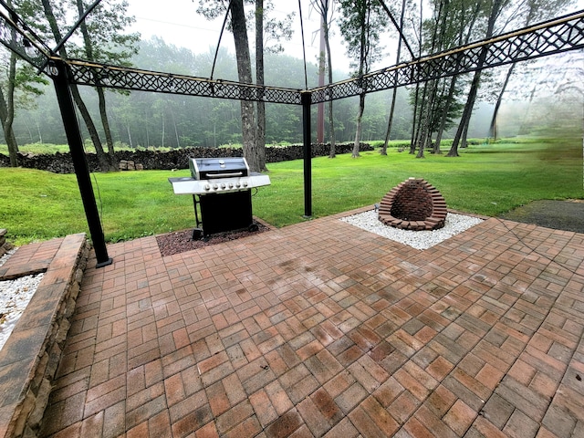 1025 Cricket Ln, Long Pond, PA 18334 - view of patio / terrace featuring grilling area