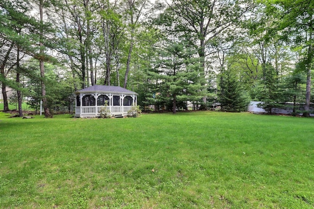 5181 Hilltop Cir E, Stroudsburg, PA 18301 - view of grassy yard featuring a gazebo