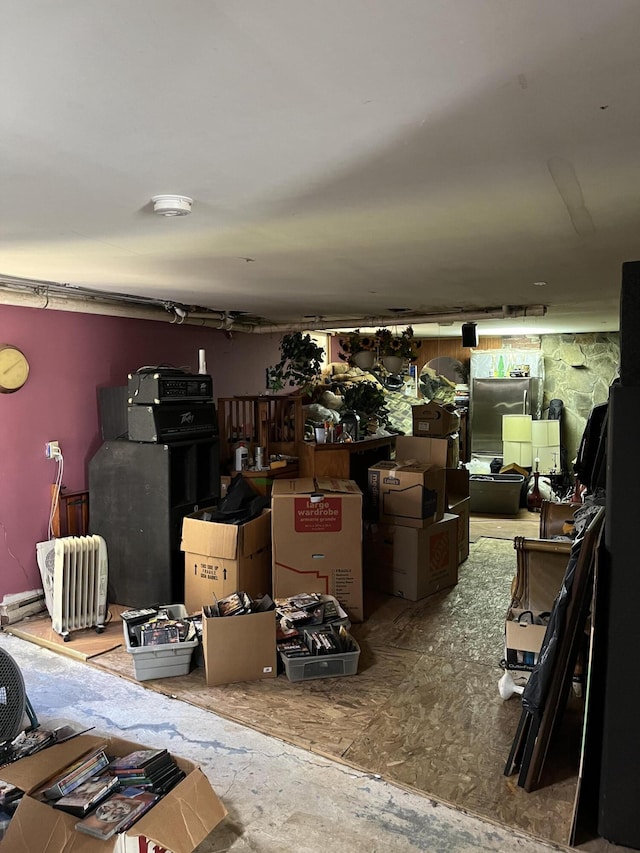 view of storage room