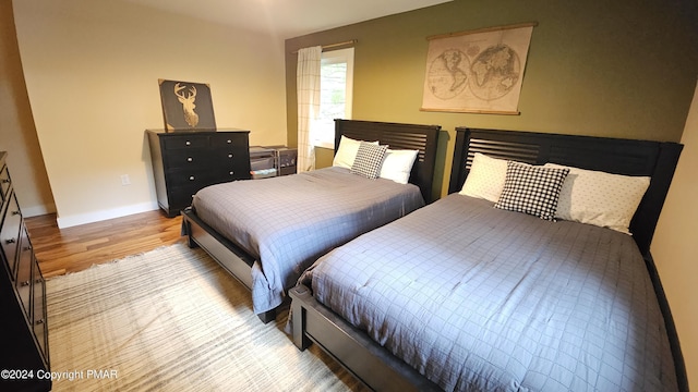 104 Haverhill Rd, Buck Hill Falls, PA 18323 - bedroom with wood finished floors and baseboards