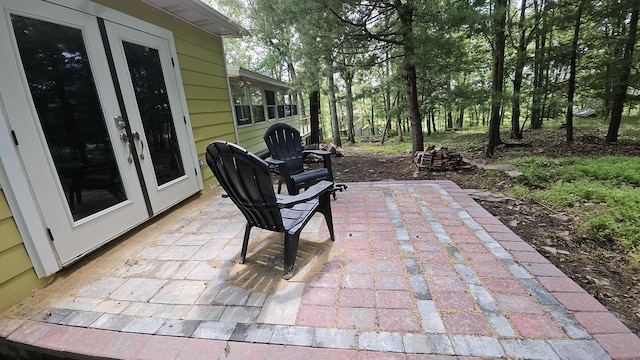 104 Haverhill Rd, Buck Hill Falls, PA 18323 - view of patio / terrace featuring french doors