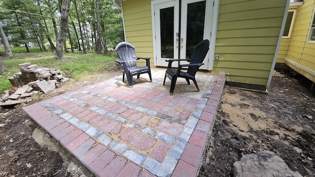 104 Haverhill Rd, Buck Hill Falls, PA 18323 - view of patio / terrace with french doors