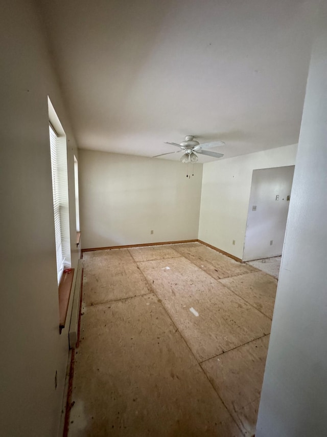 2149 Valley View Dr, Bushkill, PA 18324 - spare room featuring a ceiling fan