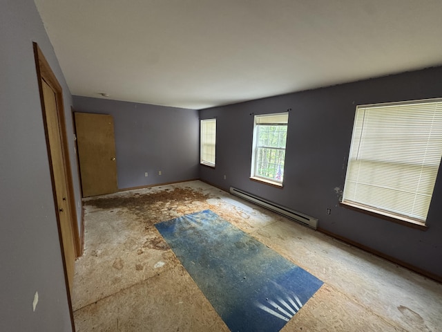 2149 Valley View Dr, Bushkill, PA 18324 - empty room with a baseboard heating unit