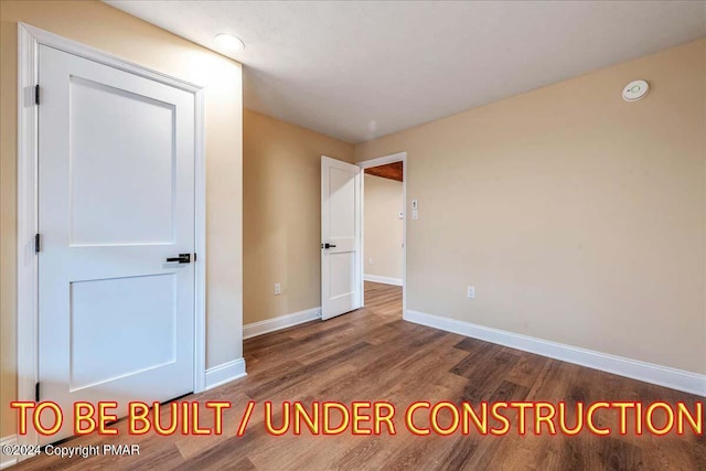 84 Parker Trl, Albrightsville, PA 18210 - unfurnished bedroom featuring baseboards and wood finished floors