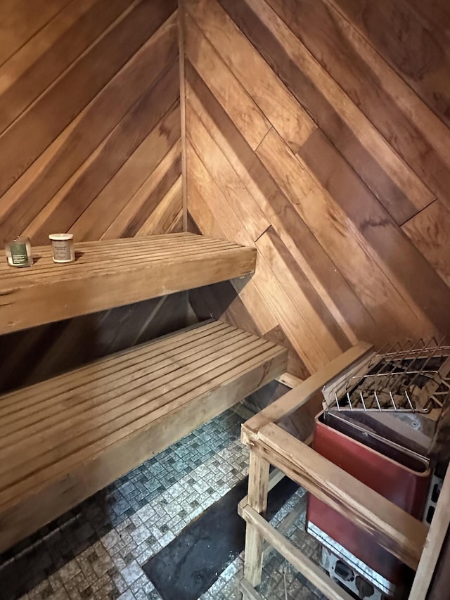 6069 Boardwalk Dr, Tobyhanna, PA 18466 - sauna / steam room with wood walls