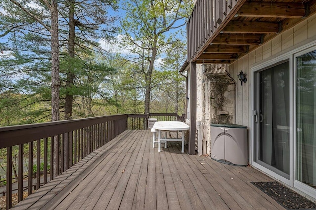 176 Manchester Dr, Bushkill, PA 18324 - deck featuring outdoor dining space