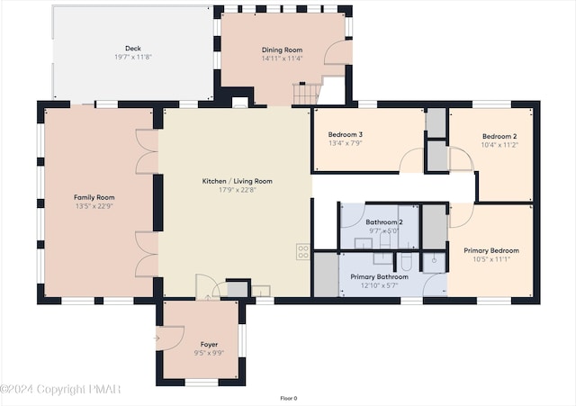 5310 Conoquenissing Dr, Pocono Lake, PA 18347 - floor plan