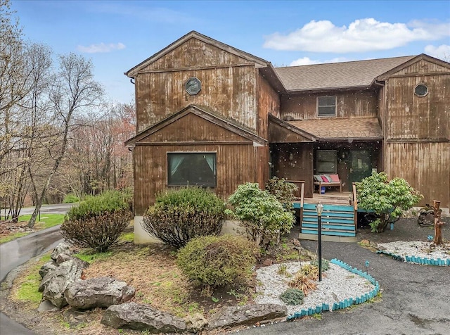 232 Image Dr, Scotrun, PA 18355 - view of front of home featuring roof with shingles