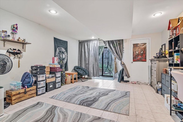 232 Image Dr, Scotrun, PA 18355 - interior space with recessed lighting and tile patterned floors