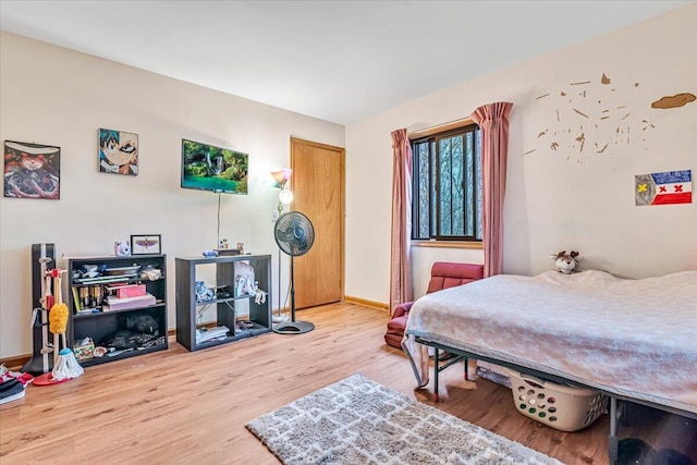 232 Image Dr, Scotrun, PA 18355 - bedroom featuring baseboards and wood finished floors
