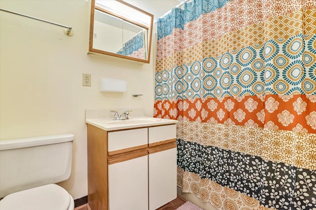 232 Image Dr, Scotrun, PA 18355 - full bath featuring vanity, toilet, and curtained shower