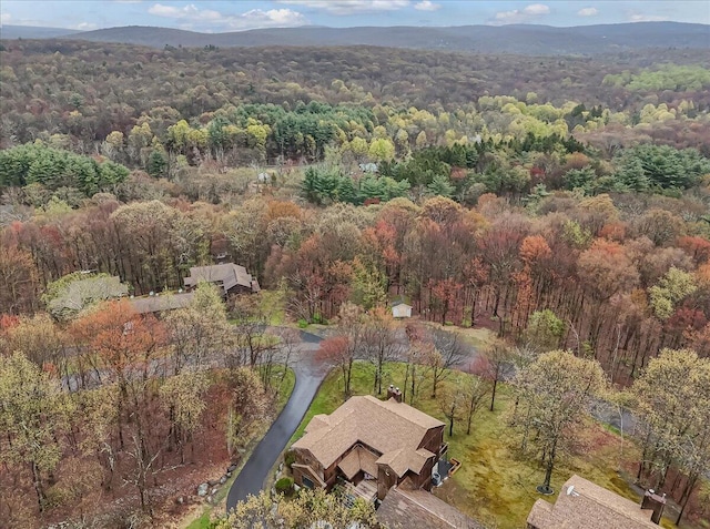 232 Image Dr, Scotrun, PA 18355 - aerial view with a wooded view
