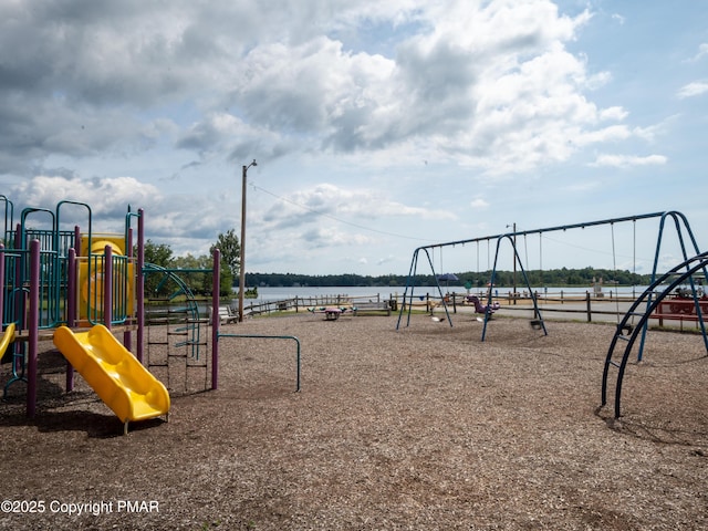 view of communal playground