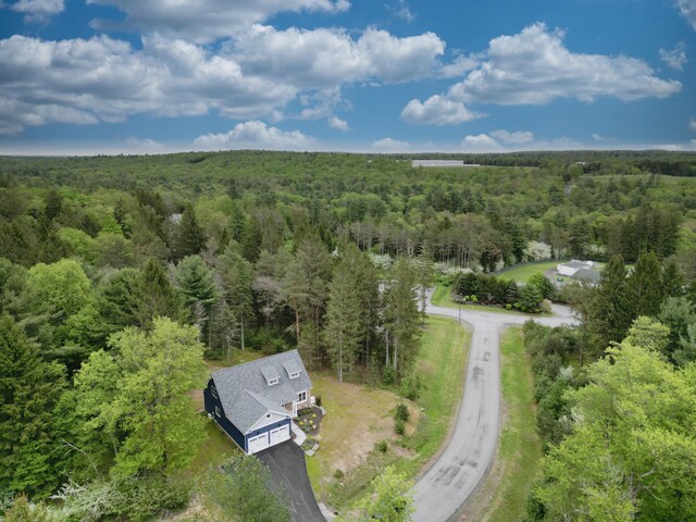 210 Canterbury Cir, Blakeslee, PA 18610 - aerial view with a view of trees