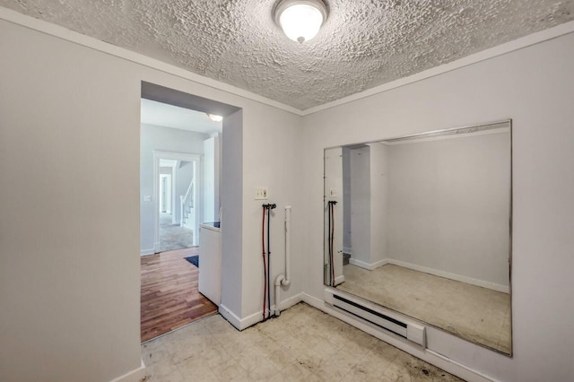 1198 W Main St, Stroudsburg, PA 18360 - hall featuring a textured ceiling and light flooring
