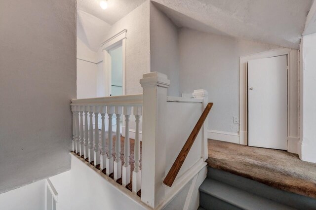 1198 W Main St, Stroudsburg, PA 18360 - stairs featuring carpet floors