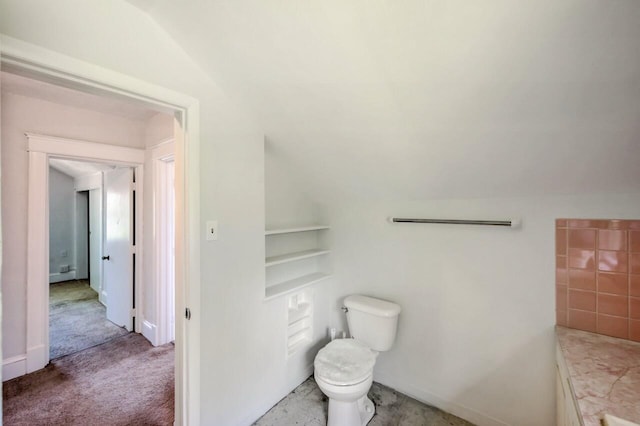 1198 W Main St, Stroudsburg, PA 18360 - bathroom with vaulted ceiling and built in features