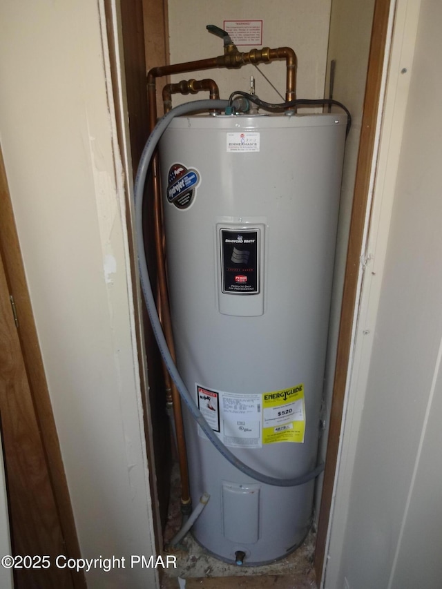 utilities featuring electric water heater