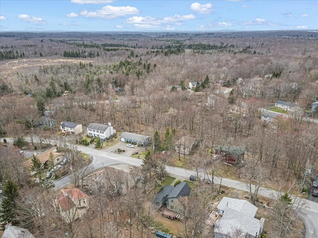 7924 Sleepy Hollow Dr, Tobyhanna, PA 18466 - bird's eye view featuring a residential view and a forest view