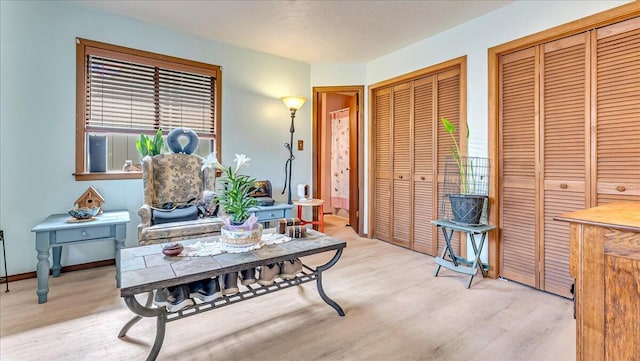 7924 Sleepy Hollow Dr, Tobyhanna, PA 18466 - living area featuring light wood finished floors